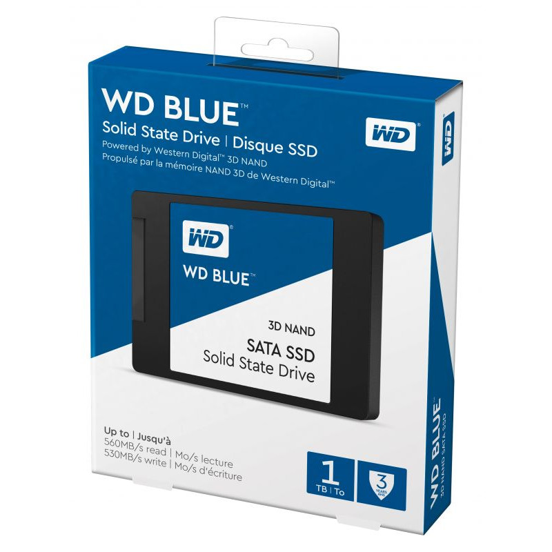 Накопитель SSD WD Original SATA III 1Tb WDS100T2B0A Blue 2.5