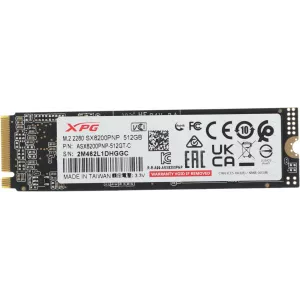  SSD AData PCIe 30 x4 512GB ASX8200PNP512GTC XPG SX8200 Pro M2 2280
