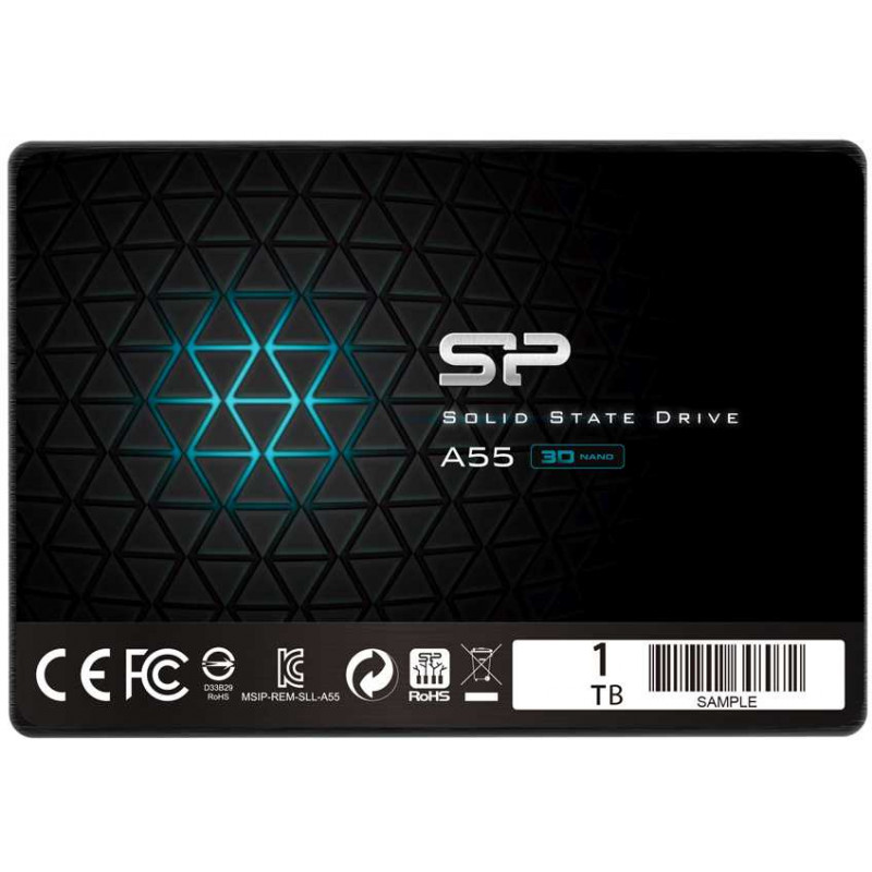 Накопитель SSD Silicon Power SATA-III 1TB SP001TBSS3A55S25 Ace A55 2.5" Накопитель SSD Silicon Power SATA-III 1TB SP001TBSS3A55S25 Ace A55 2.5"