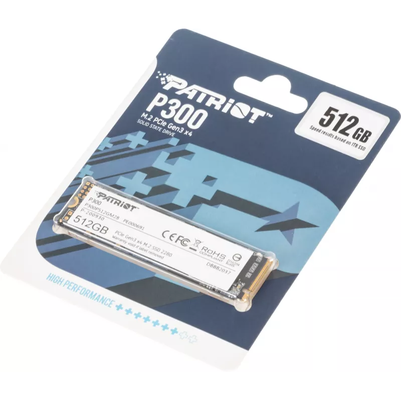 Накопитель SSD Patriot PCIe 3.0 x4 512GB P300P512GM28 P300 M.2 2280