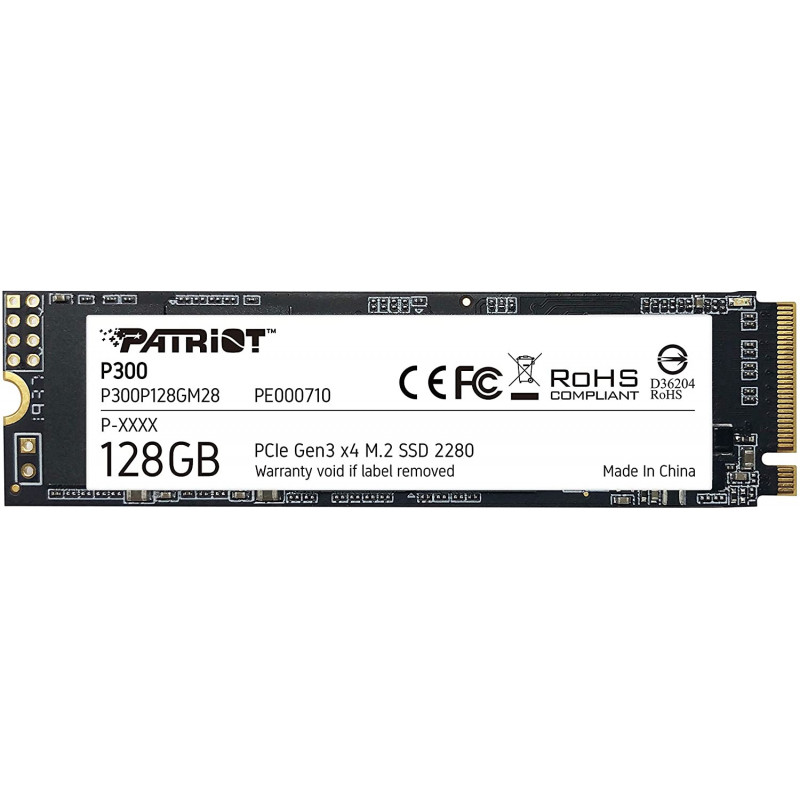 Накопитель SSD Patriot PCIe 3.0 x4 128GB P300P128GM28 P300 M.2 2280