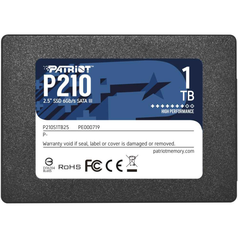 Накопитель SSD Patriot SATA-III 1TB P210S1TB25 P210 2.5