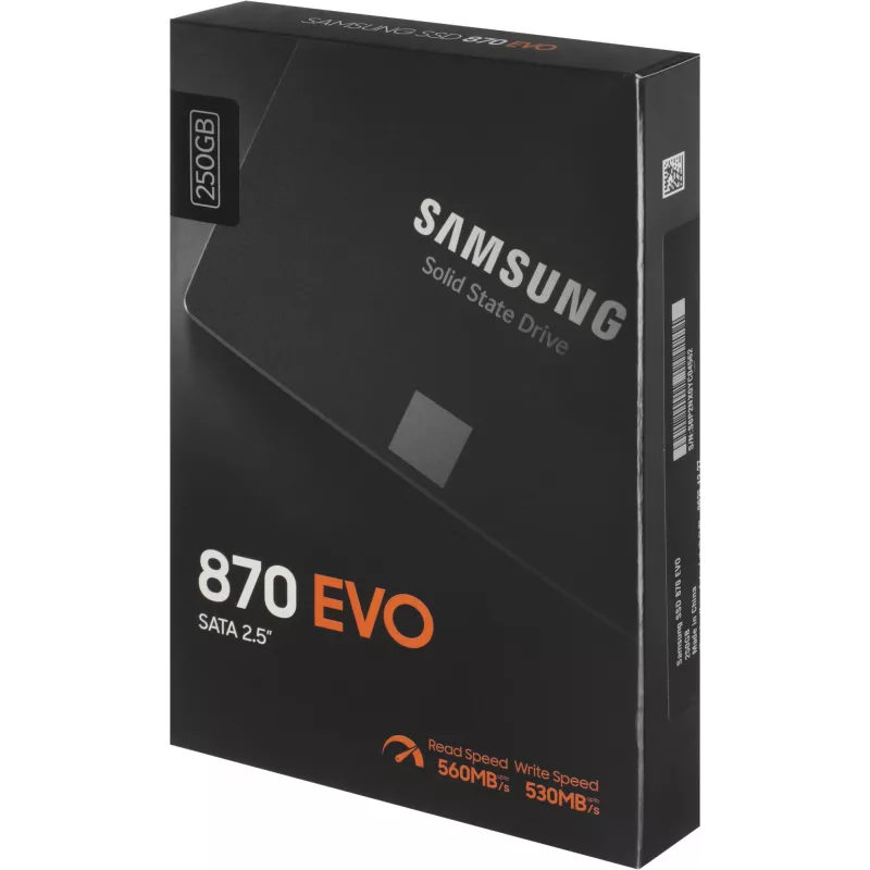 Накопитель SSD Samsung SATA-III 250GB MZ-77E250BW 870 EVO 2.5"