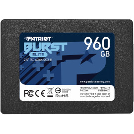 Накопитель SSD Patriot SATA III 960Gb PBE960GS25SSDR Burst Elite 2.5