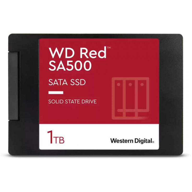 Накопитель SSD WD SATA-III 1TB WDS100T1R0A Red SA500 2.5" Накопитель SSD WD SATA-III 1TB WDS100T1R0A Red SA500 2.5"