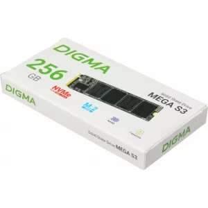  SSD Digma PCIe 30 x4 256GB DGSM3256GS33T Mega S3 M2 2280
