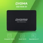 Накопитель SSD Digma SATA-III 256GB DGSR2256GS93T Run S9 2.5"