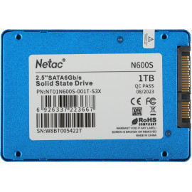 Накопитель SSD Netac SATA III 1Tb NT01N600S-001T-S3X N600S 2.5