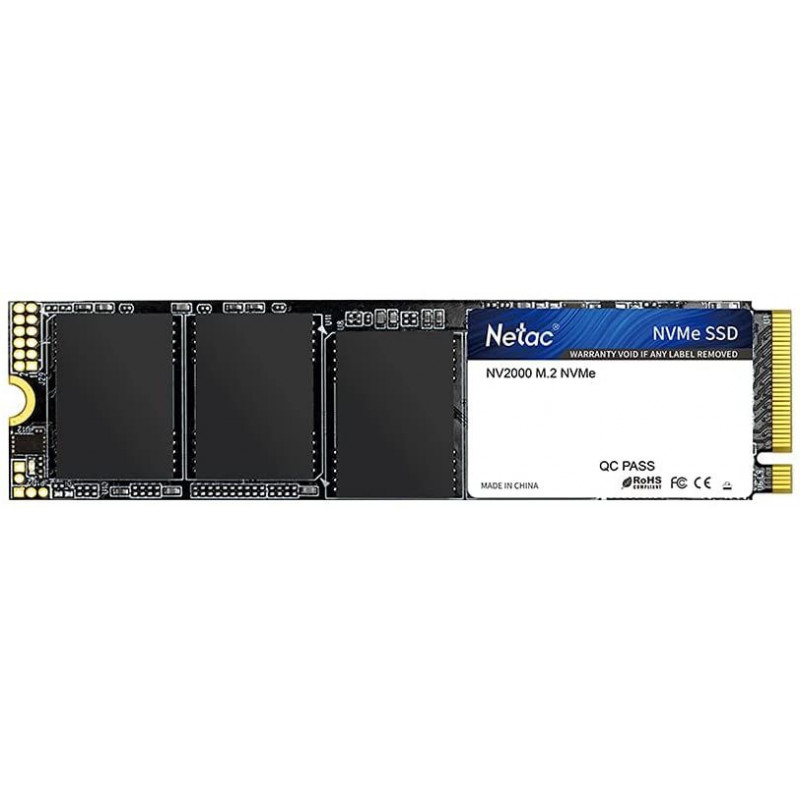 Накопитель SSD Netac PCIe 3.0 x4 512GB NT01NV2000-512-E4X NV2000 M.2 2280