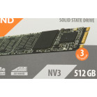 Накопитель SSD SunWind PCIe 3.0 x4 512GB SWSSD512GN3T NV3 M.2 2280