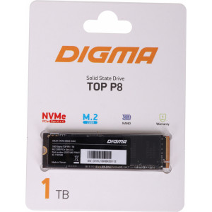  SSD Digma PCIe 40 x4 1TB DGST4001TP83T Top P8 M2 2280