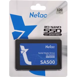 Накопитель SSD Netac SATA-III 120GB NT01SA500-120-S3X SA500 2.5"