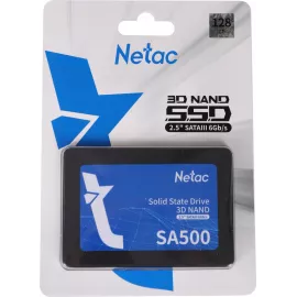 Накопитель SSD Netac SATA-III 128GB NT01SA500-128-S3X SA500 2.5"