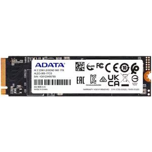  SSD AData PCIe 40 x4 1TB ALEG9601TCS Legend 960 M2 2280