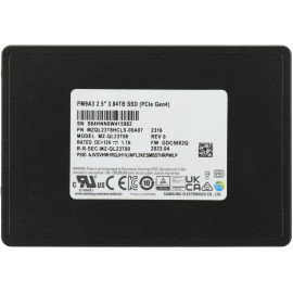 Накопитель SSD Samsung PCI-E 4.0 x4 3.84Tb MZQL23T8HCLS-00A07 PM9A3 2.5