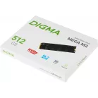 Накопитель SSD Digma PCIe 3.0 x4 512GB DGSM3512GM23T Mega M2 M.2 2280