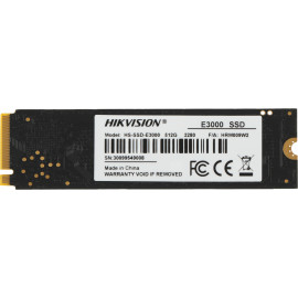 Накопитель SSD Hikvision PCIe 3.0 x4 512GB HS-SSD-E3000/512G HS-SSD-E3000/512G Hiksemi E3000 M.2 2280