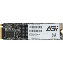 Накопитель SSD AGi PCI-E 4.0 x4 512Gb AGI512G44AI818 AI818 M.2 2280
