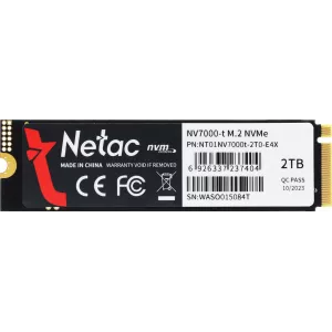  SSD Netac PCIe 40 x4 2TB NT01NV7000t2T0E4X NV7000t M2 2280