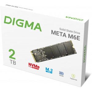  SSD Digma PCIe 40 x4 2TB DGSM4002TM6ET Meta M6E M2 2280
