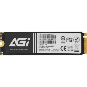  SSD AGi PCIe 40 x4 1TB AGI1T0G43AI818CB M2 2280