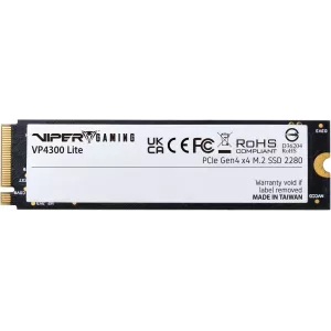  SSD Patriot PCIe 40 x4 1TB VP4300L1TBM28H Viper VP4300 Lite M2 2280