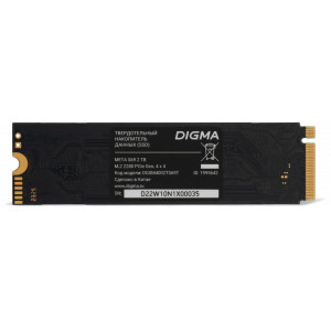  SSD Digma PCIe 40 x4 2TB DGSM4002TS69T Meta S69 M2 2280