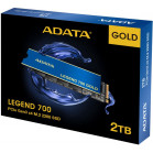 Накопитель SSD A-Data PCIe 3.0 x4 2TB SLEG-700G-2TCS-S48 Legend 700 Gold M.2 2280