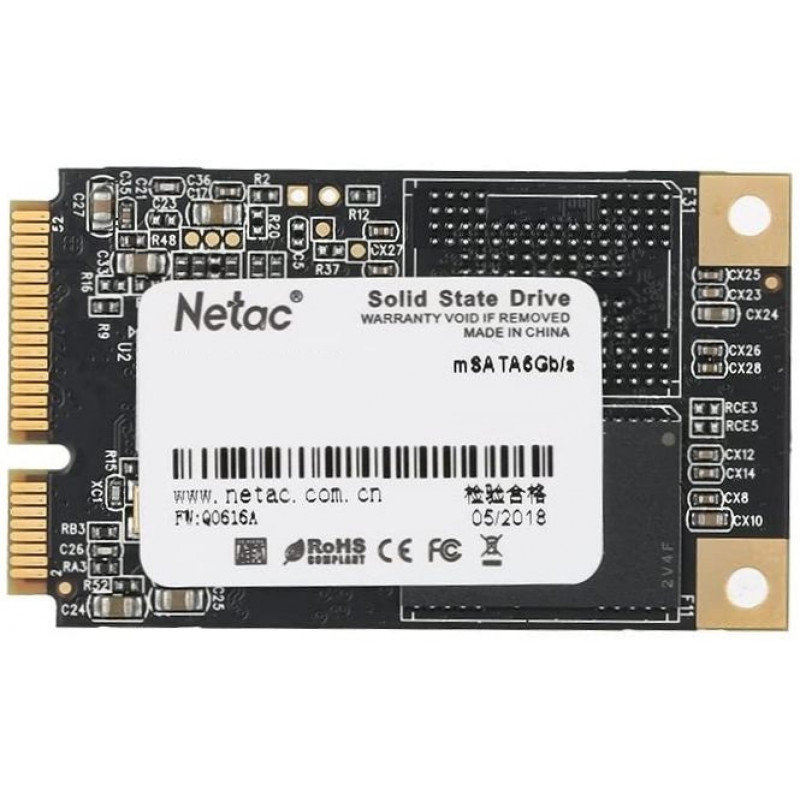 Накопитель SSD Netac SATA-III 128GB NT01N5M-128G-M3X N5M mSATA Накопитель SSD Netac SATA-III 128GB NT01N5M-128G-M3X N5M mSATA