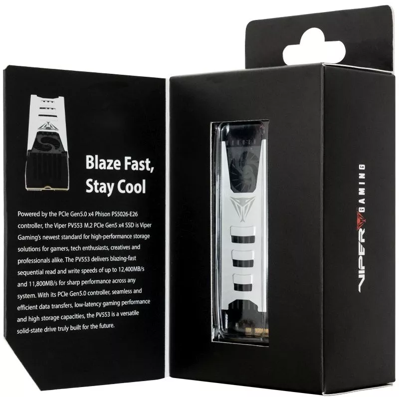 Накопитель SSD Patriot PCIe 5.0 x4 1TB PV553P1TBM28H PV553 M.2 2280