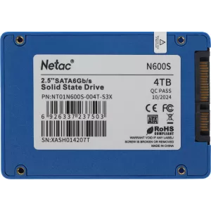  SSD Netac SATAIII 4TB NT01N600S004TS3X N600S 25quot
