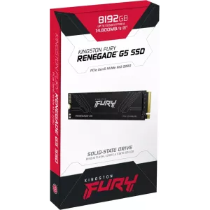  SSD Kingston PCIe 50 x4 8TB SFYR2D8T1 Fury Renegade M2 2280