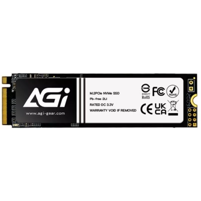 Накопитель SSD AGi PCIe 4.0 x4 1TB AGI1T0G4LAI828 AI828 M.2 2280