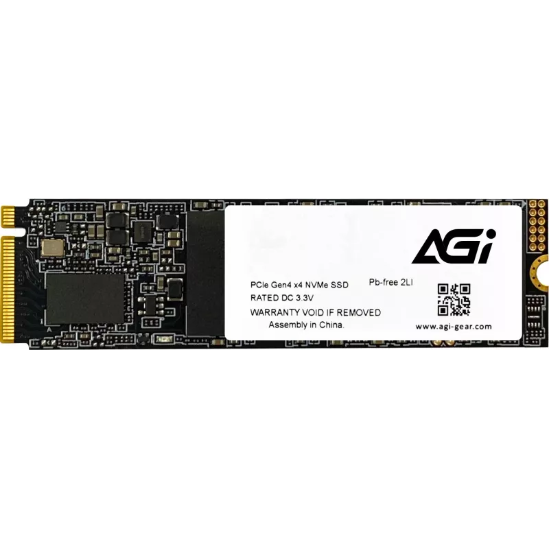 Накопитель SSD AGi PCIe 4.0 x4 2TB AGI2T0G43AI818-CB AI818 M.2 2280
