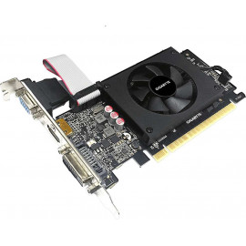 Видеокарта Gigabyte PCI-E GV-N710D5-2GIL NVIDIA GeForce GT 710 2048Mb 64 GDDR5 954/5010 DVIx1 HDMIx1 CRTx1 HDCP Ret low profile