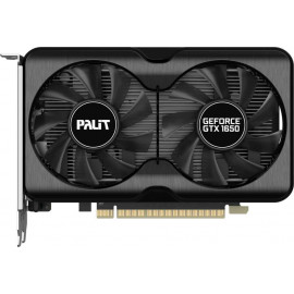 Видеокарта Palit PCI-E PA-GTX1650 GP OC 4G D6 NVIDIA GeForce GTX 1650 4096Mb 128 GDDR6 1410/12000 HDMIx1 DPx2 HDCP Ret