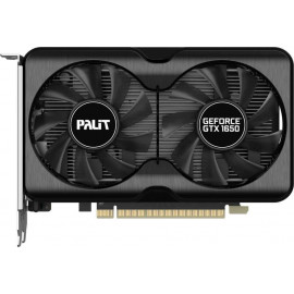 Видеокарта Palit PCI-E PA-GTX1650 GP 4G D6 NVIDIA GeForce GTX 1650 4096Mb 128 GDDR6 1410/12000 HDMIx1 DPx2 HDCP Ret