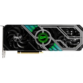 Видеокарта Palit PCI-E 4.0 PA-RTX3070TI GAMINGPRO 8G NVIDIA GeForce RTX 3070TI 8192Mb 256 GDDR6X 1575/19000 HDMIx1 DPx3 HDCP Ret