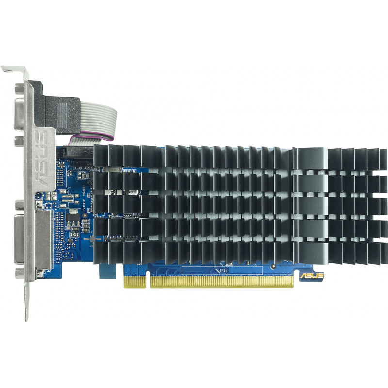 Видеокарта Asus PCI-E GT710-SL-2GD3-BRK-EVO NVIDIA GeForce GT 710 2Gb 64bit DDR3 954/900 DVIx1 HDMIx1 CRTx1 HDCP Ret low profile