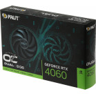 Видеокарта Palit PCI-E 4.0 RTX4060 DUAL OC NVIDIA GeForce RTX 4060 8Gb 128bit GDDR6 1830/17000 HDMIx1 DPx3 HDCP Ret