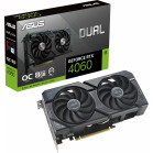 Видеокарта Asus PCI-E 4.0 DUAL-RTX4060-O8G NVIDIA GeForce RTX 4060 8Gb 128bit GDDR6 2505/17000 HDMIx1 DPx3 HDCP Ret
