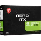 Видеокарта MSI PCI-E 3.0 GT 1030 AERO ITX 4GD4 OC NVIDIA GeForce GT 1030 4Gb 64bit DDR4 2100/2100 HDMIx1 HDCP Ret