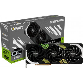 Видеокарта Palit PCI-E 4.0 RTX4070Ti SUPER GAMINGPRO OC NVIDIA GeForce RTX 4070TI Super 16Gb 256bit GDDR6X 2340/21000 HDMIx1 DPx3 HDCP Ret