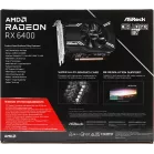 Видеокарта Asrock PCI-E 4.0 RX6400 CLI 4G AMD Radeon RX 6400 4Gb 64bit GDDR6 1923/16000 HDMIx1 DPx1 HDCP Ret