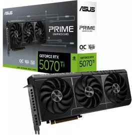 Видеокарта Asus PCI-E 5.0 PRIME-RTX5070TI-O16G NVIDIA GeForce RTX 5070TI 16Gb 256bit GDDR7 2497/28000 HDMIx1 DPx3 HDCP Ret