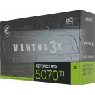 Видеокарта MSI PCI-E 5.0 RTX 5070 TI 16G VENTUS 3X OC NVIDIA GeForce RTX 5070TI 16Gb 256bit GDDR7 2482/28000 HDMIx1 DPx3 HDCP Ret