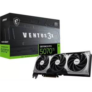  MSI PCIE 50 RTX 5070 TI 16G VENTUS 3X OC NVIDIA GeForce RTX 5070TI 16Gb 256bit GDDR7 248228000 HDMIx1 DPx3 HDCP Ret