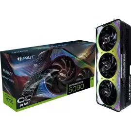 Видеокарта Palit PCI-E 5.0 PA-RTX5090 GAMEROCK OC NVIDIA GeForce RTX 5090 32Gb 512bit GDDR7 2017/28000 HDMIx1 DPx3 HDCP Ret