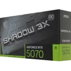 Видеокарта MSI PCI-E 5.0 RTX 5070 12G SHADOW 3X OC NVIDIA GeForce RTX 5070 12Gb 192bit GDDR7 2542/28000 HDMIx1 DPx3 HDCP Ret