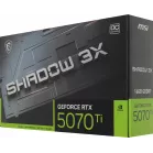 Видеокарта MSI PCI-E 5.0 RTX 5070 TI 16G SHADOW 3X OC NVIDIA GeForce RTX 5070TI 16Gb 256bit GDDR7 2482/28000 HDMIx1 DPx3 HDCP Ret
